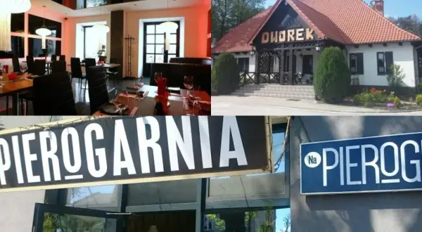 Szukasz miejsca, gdzie na lunch w Piotrkowie? Zobacz te lokale: elegancka restauracja, Dworek i Pierogarnia.