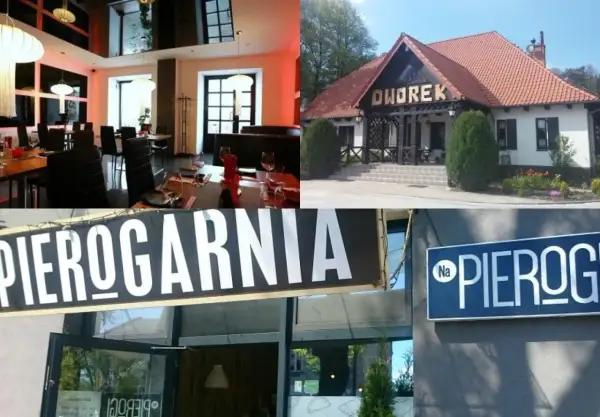 Szukasz miejsca, gdzie na lunch w Piotrkowie? Zobacz te lokale: elegancka restauracja, Dworek i Pierogarnia.